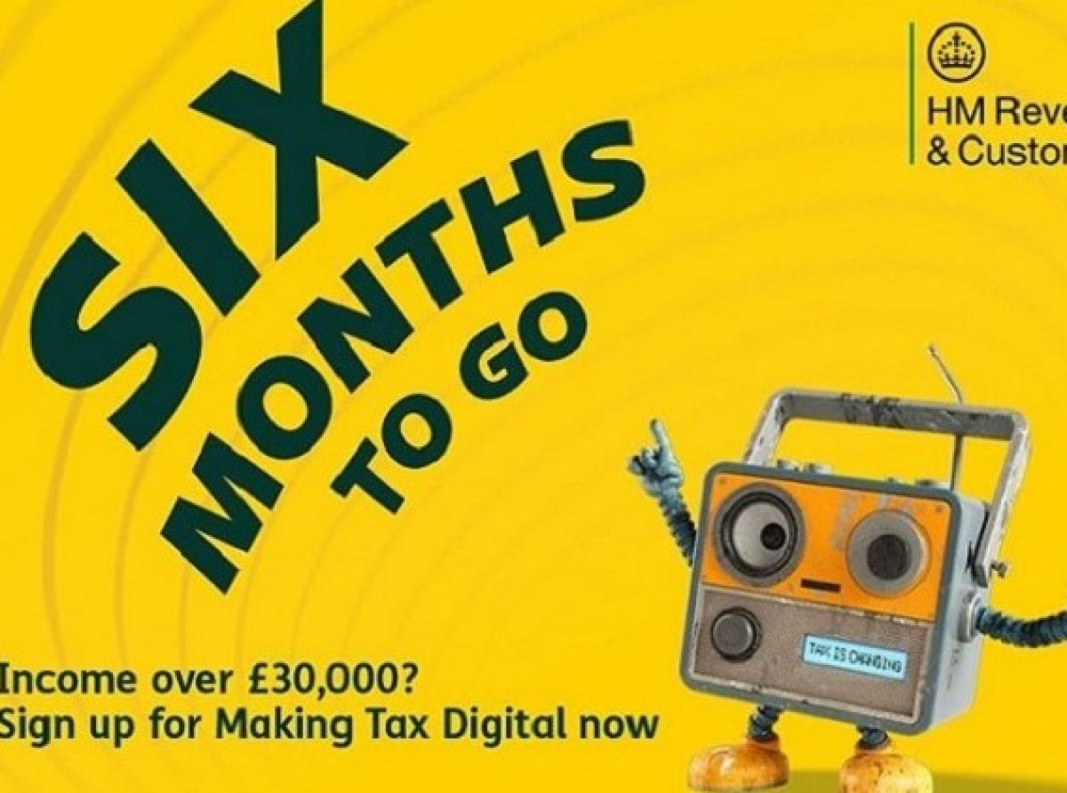 Six months to go: Sole traders and landlords earning more than £30,000 urged to act now